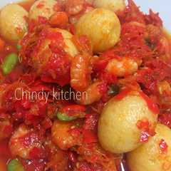 รูปของ Udang goreng balado