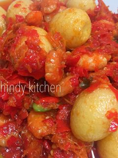 Foto resep Udang goreng balado