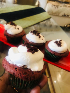 A picture of Red Velvet Cupcakes.