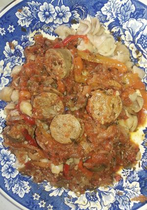 Una foto de Chorizo a la pomarola