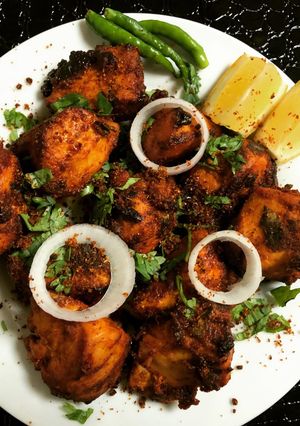 A picture of Grilled Podi Chicken.