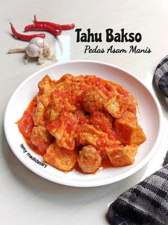 Foto resep Tahu Bakso Pedas Asam Manis