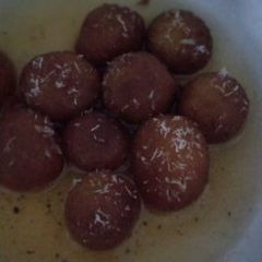 HHommade khoya gulab jamun A picture of HHommade khoya gulab jamun.