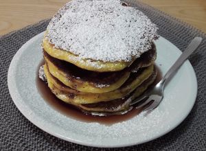 O poză a rețetei Pancake cu ricotta.