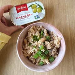 A picture of Mackerel Takikomi Gohan.