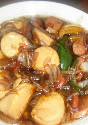 Foto resep Semur Tofu Telur dan sosis