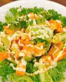 Salad xà lách thuỷ tinh & ớt chuông