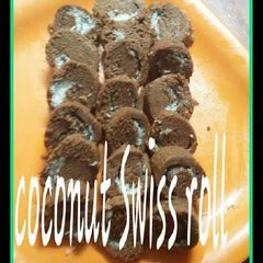 A picture of Coconut swiss roll.