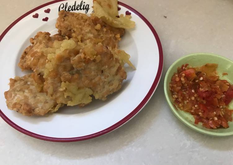 Tempe Tepung Sambel Bawang