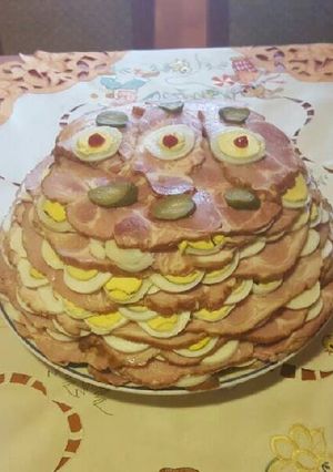 Rakott sonkatál recept fotója