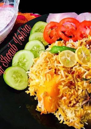 A picture of Beef Biryani.