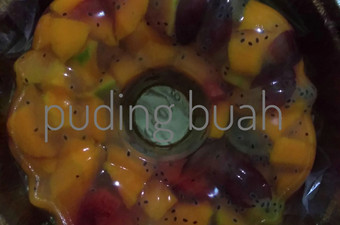 Anti Ribet, Memasak Puding buah lapis puding mangga Ekonomis