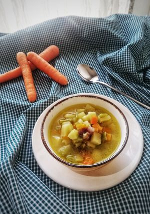 Foto de Sopa de feijão-verde do campo