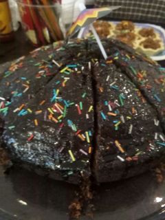 عکسی از دستور کیک شکلاتی 😍