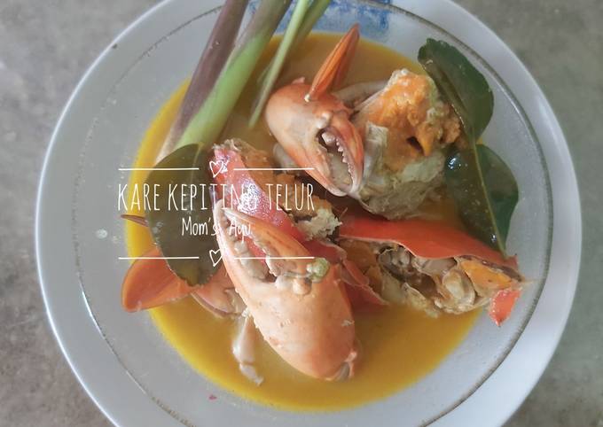 Resep: 92.Kare Kepiting Telur Wajib Dicoba