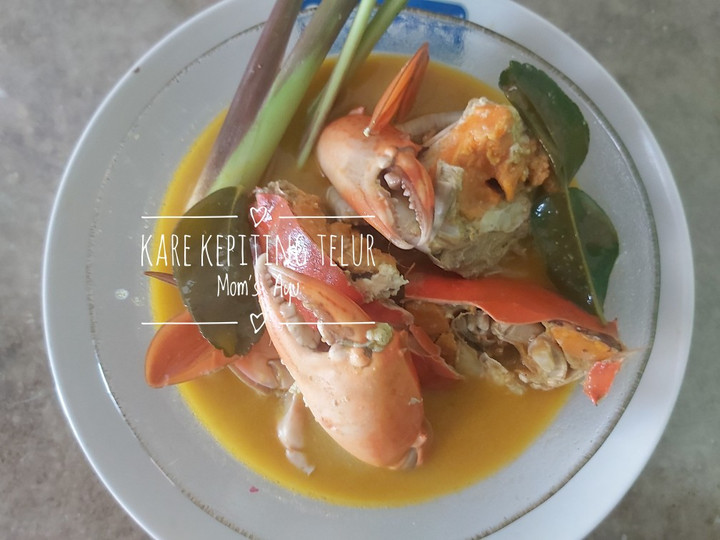 Resep: 92.Kare Kepiting Telur Wajib Dicoba