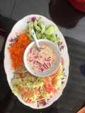 Ensalada con lomo a la naranja