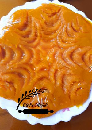 عکسی از دستور حلوای زعفرونی