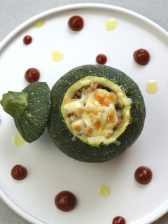Una foto de Calabacines rellenos sin bechamel
