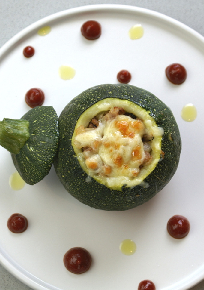 Una foto de Calabacines rellenos sin bechamel