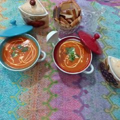 A picture of Tomato carrot beetroot soup / yammy tasty healthy soup.