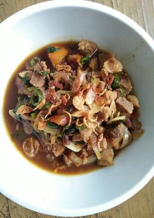 Foto resep Daging Sapi TAUCO tumis kangkung