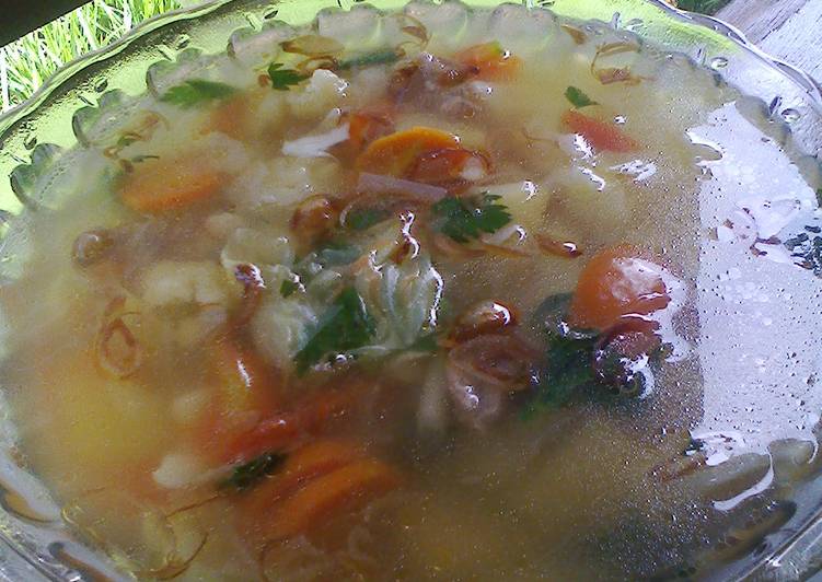 Langkah Mudah Memasak Sop Kampung Purworejo, Bikin Ngiler