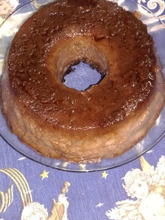 Una foto de Budín de pan con chocolate