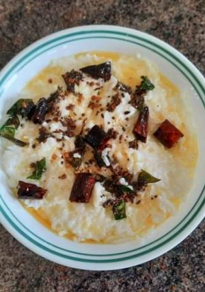 A picture of Curd masala rice.
