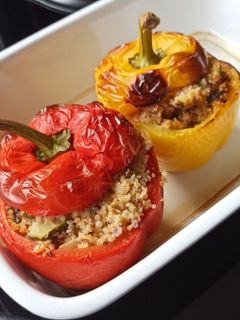 Une photo de Poivrons farcis