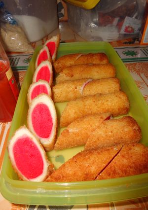 Foto resep Roti Goreng isi Sosis