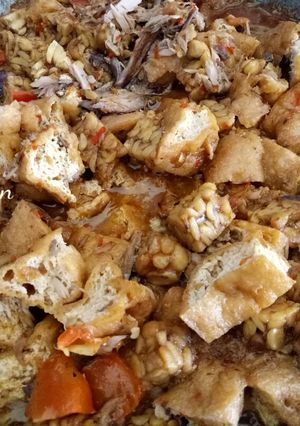 Foto resep Orak arik tahu tempe ayam pedas
