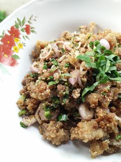 รูปของ ลาบหมูกรุบกรอบ