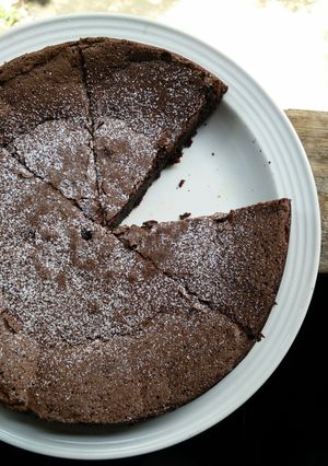 รูปของ Flourless chocolate cake