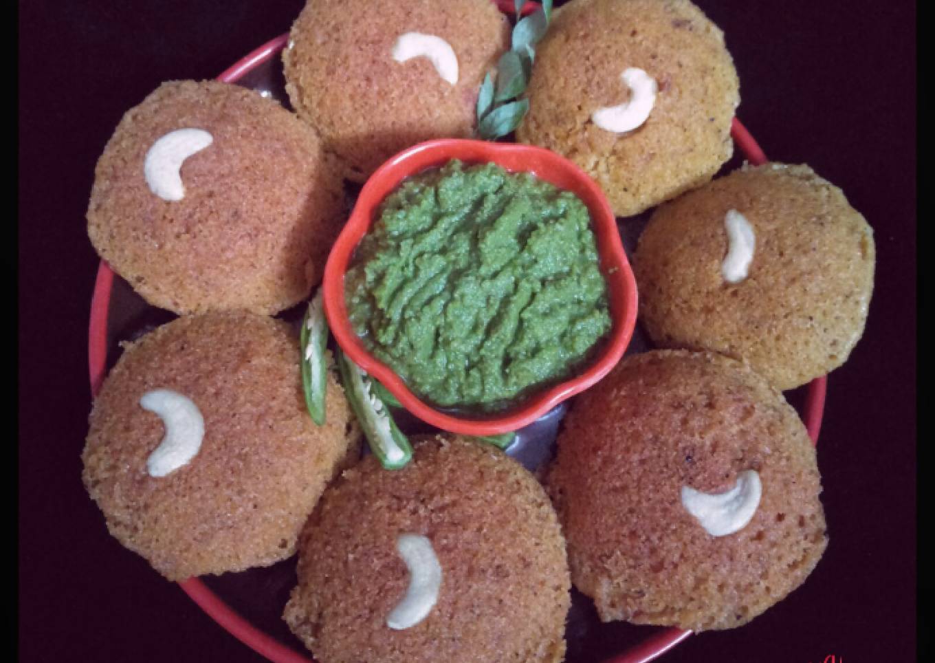 Beetroot Coconut Idli