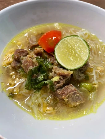 Langkah Gampang Menyiapkan Resep Soto daging sapi yang Bikin Ngiler Anti Ribet, Sempurna