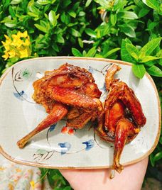 chim câu nướng cho bé