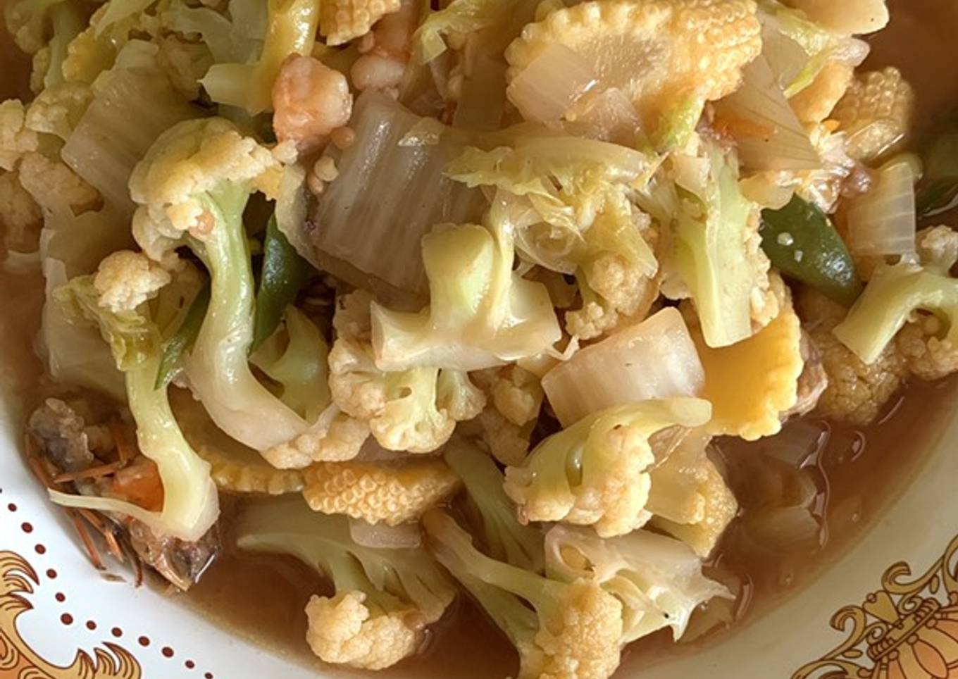 Capcay Udang Simple
