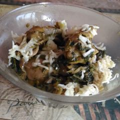 A picture of Palak murgh kabab.