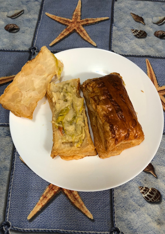 Una foto de Hojaldres de vieiras