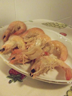Una foto de Langostinos al ajillo