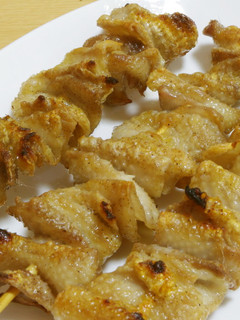 A picture of Super Tasty and Easy Healthy Chicken Skin Yakitori!.