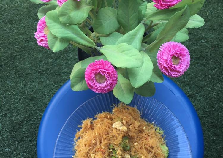 Cara Gampang mengolah Bihun Goreng Pedas bumbu Gulai, Bisa Manjain Lidah