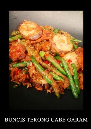 Foto resep Buncis Terong Cabe Garam