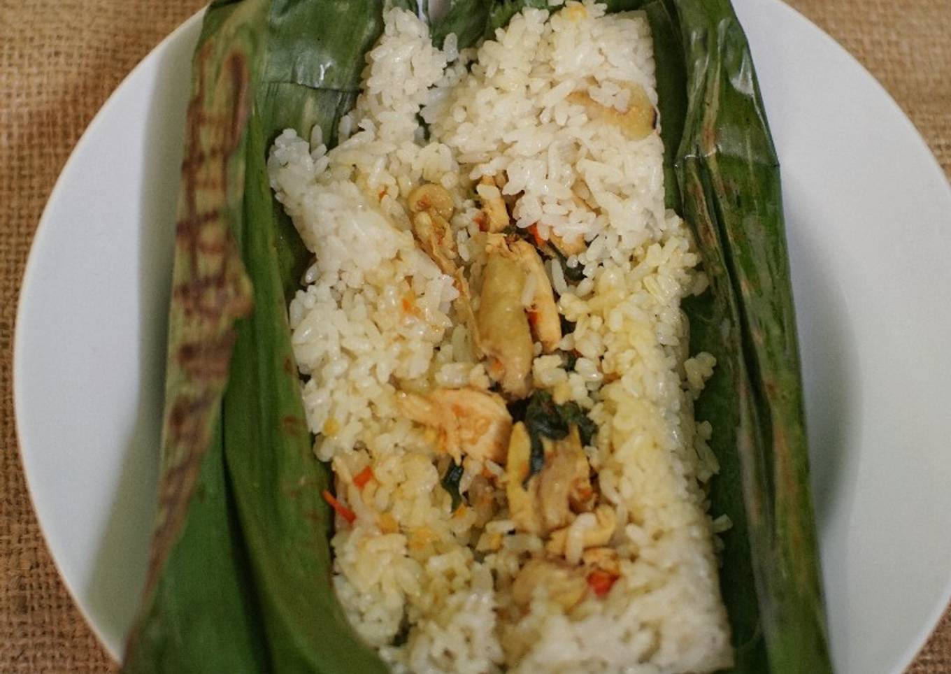 #124 Nasi Uduk Bakar Isi Ayam