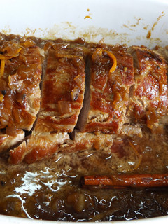Una foto de Solomillo de cerdo con salsa