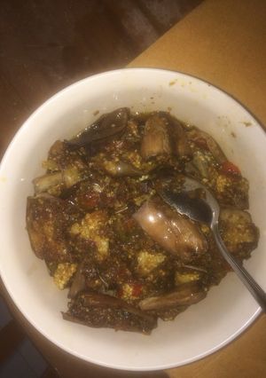 Foto resep Tumis terong ungu