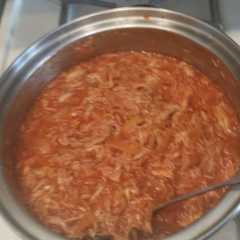 Una foto de Tinga de pollo estilo sonora