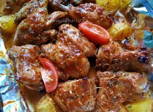 Gambar Ayam Bakar Blackpaper Mayonis