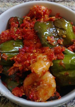 Foto resep Sambal Terong Ijo dan Udang